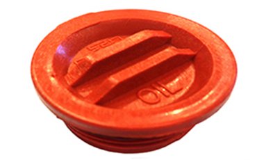 APE50 TAPPET NUT PLASTIC RED APE