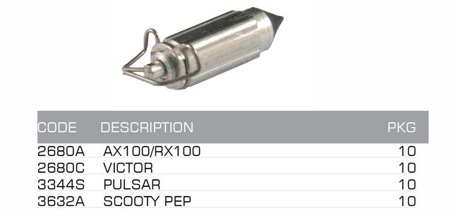 carburettor float pin assy carburettor float pin assy