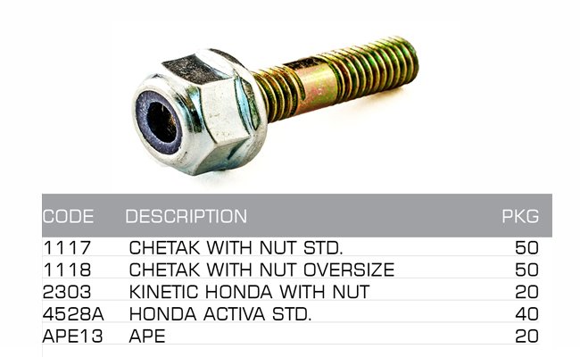 drum bolt stud nut