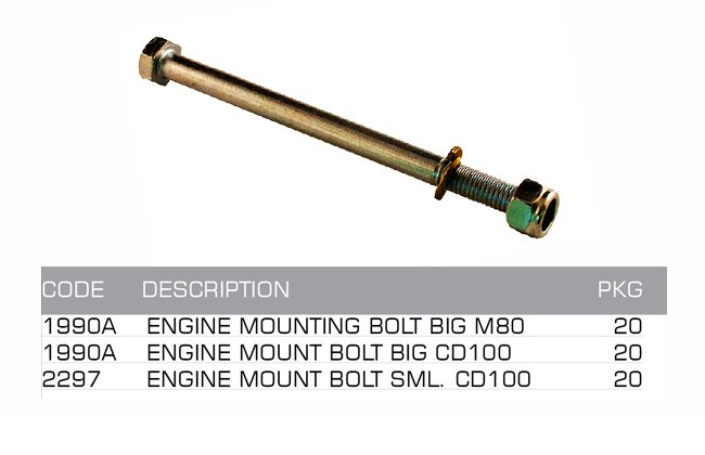 engine mounting bolts