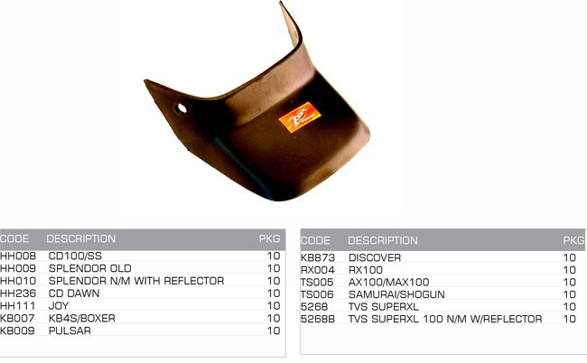 mudflap rear mudflap rear